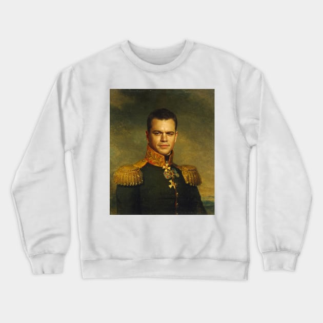 Matt Damon - replaceface Crewneck Sweatshirt by replaceface